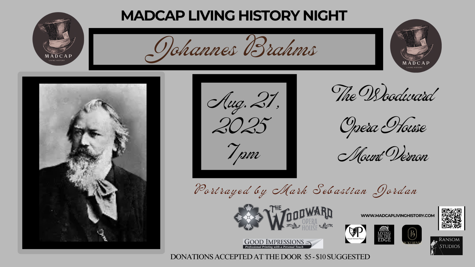 Madcap Living History Night