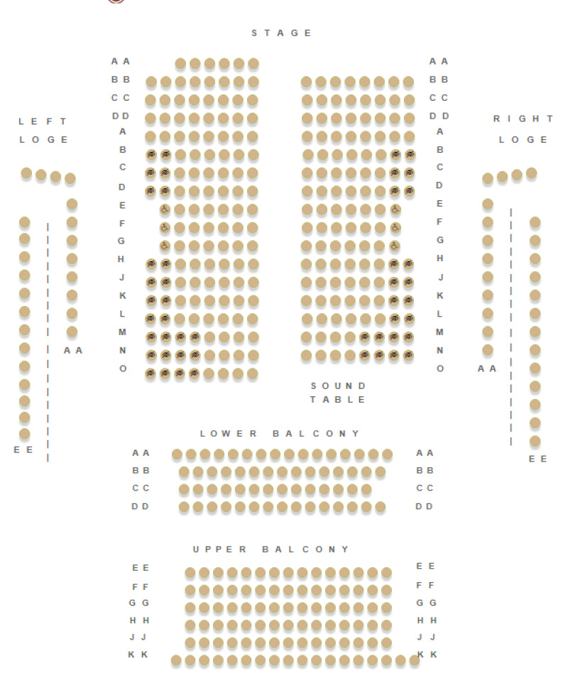 Woodward seating chart